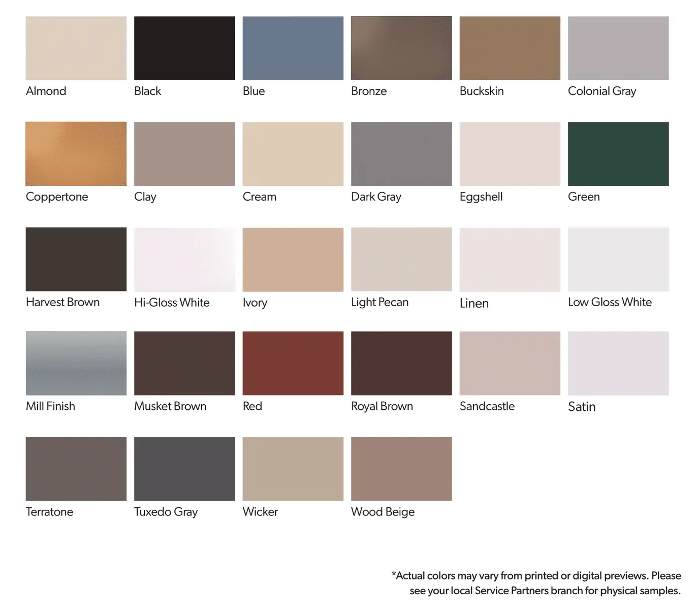 Seamless Gutters Contractors SP-Gutter-Color-Charts-MASTER-1-1