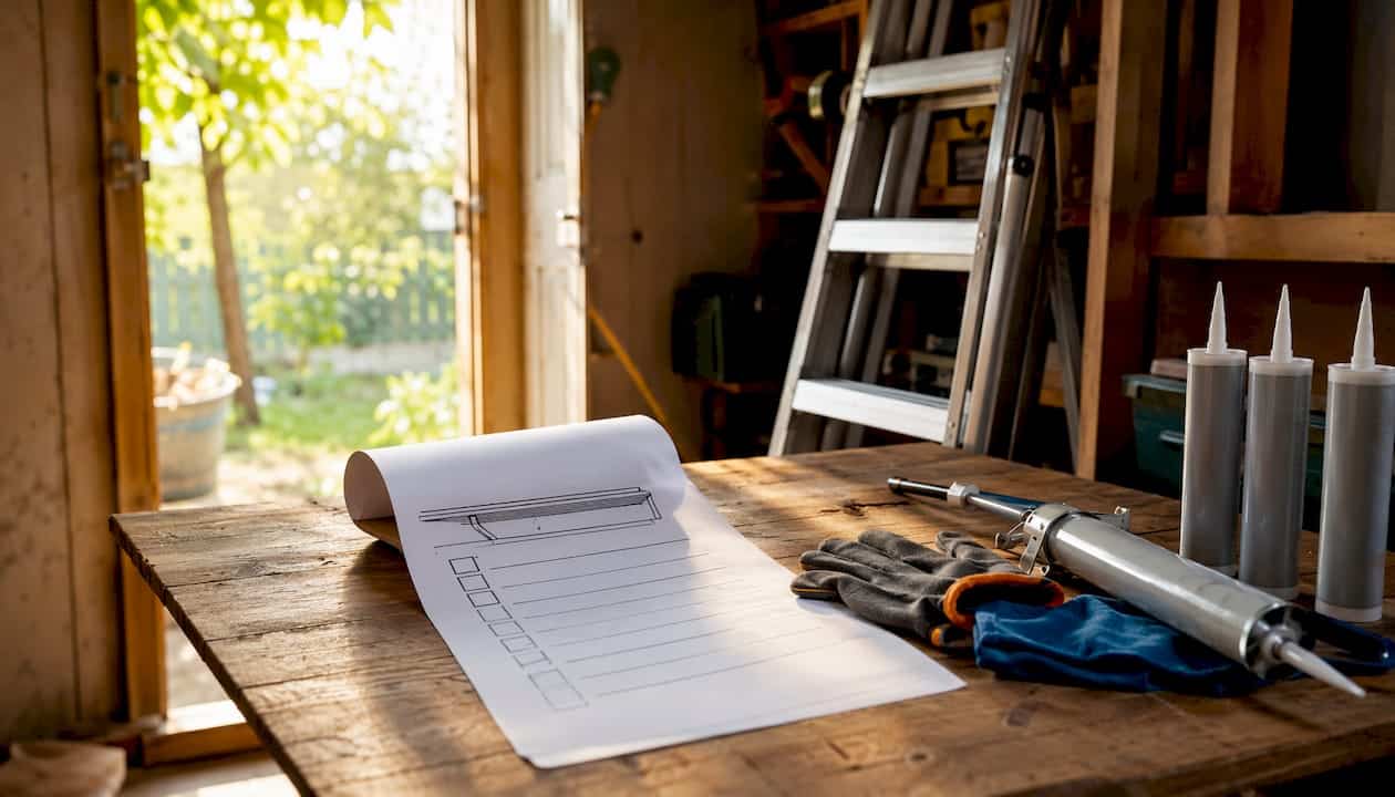 Gutter maintenance checklist and tools