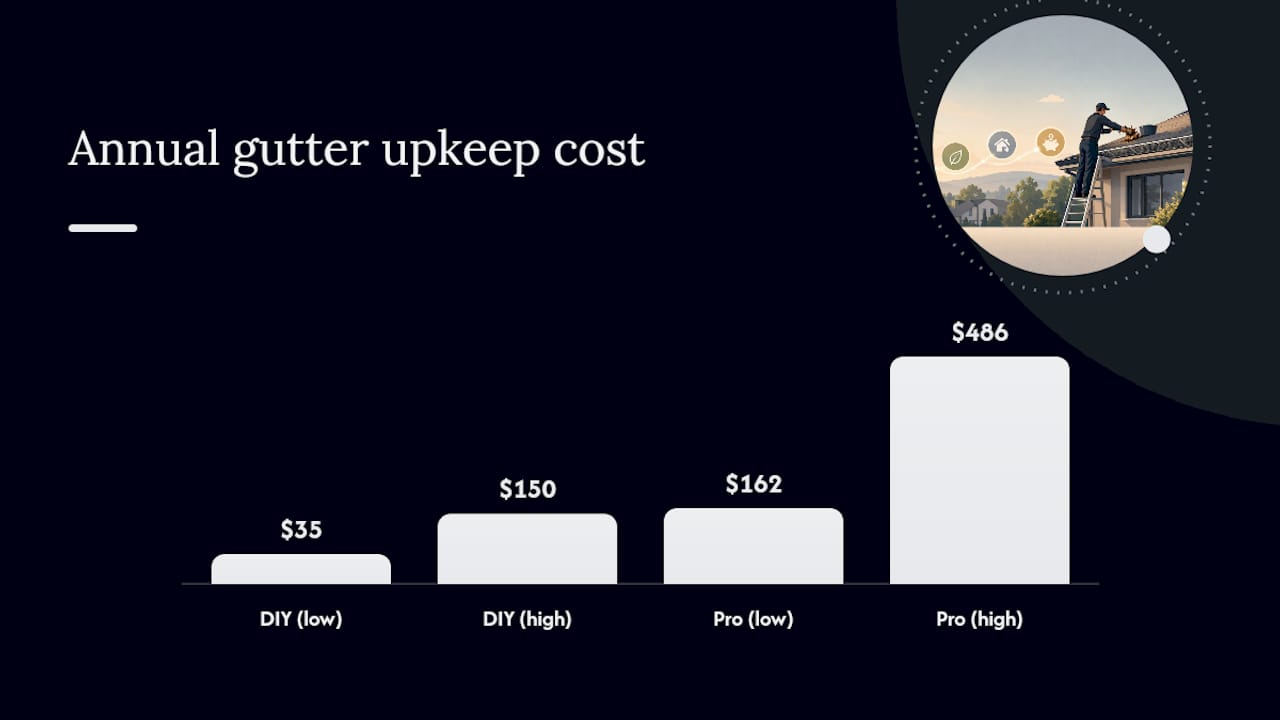 Is DIY Gutter Cleaning Cheaper Than Hiring a Pro? — overview diagram