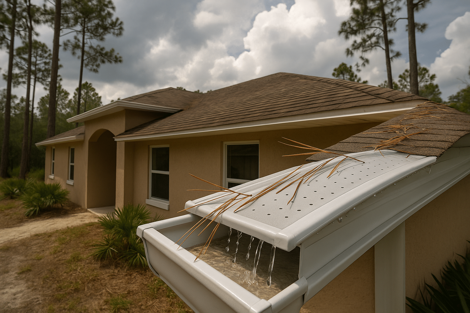 Dealing With Slash Pine and Sand Pine Needles? Here's the Best Gutter Guard Solution